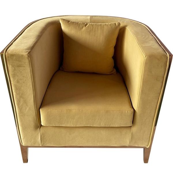 Nordic Light Luxury Simple Modern Cloth Living Room Sofa Hotel Lobby Single