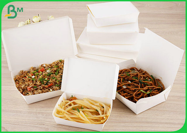336.3*301.1mm Single Coated PE Lunch Box Paper With FDA Certification