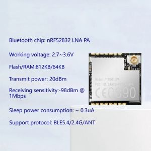 China Integrated Circuits IC PTR5618PA Long Distance Module Multi Protocol 20dbm Output Power Ipx Antenna 2.4ghz Low Power Module Module on sale China Integrated Circuits IC PTR5618PA Long Distance Module Multi Protocol 20dbm Output Power Ipx Antenna 2.4ghz Low Power Module Module on sale