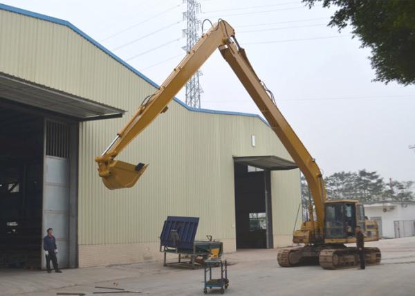 0.4 Cum Bucket Long Reach Excavator Booms 2 Ton Counter Weight CAT320 8000 Mm
