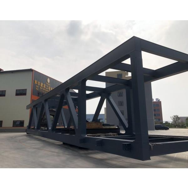 Galvanized Driveway Sidewalk Convenient Steel Walkway Truss Bridge For Urban