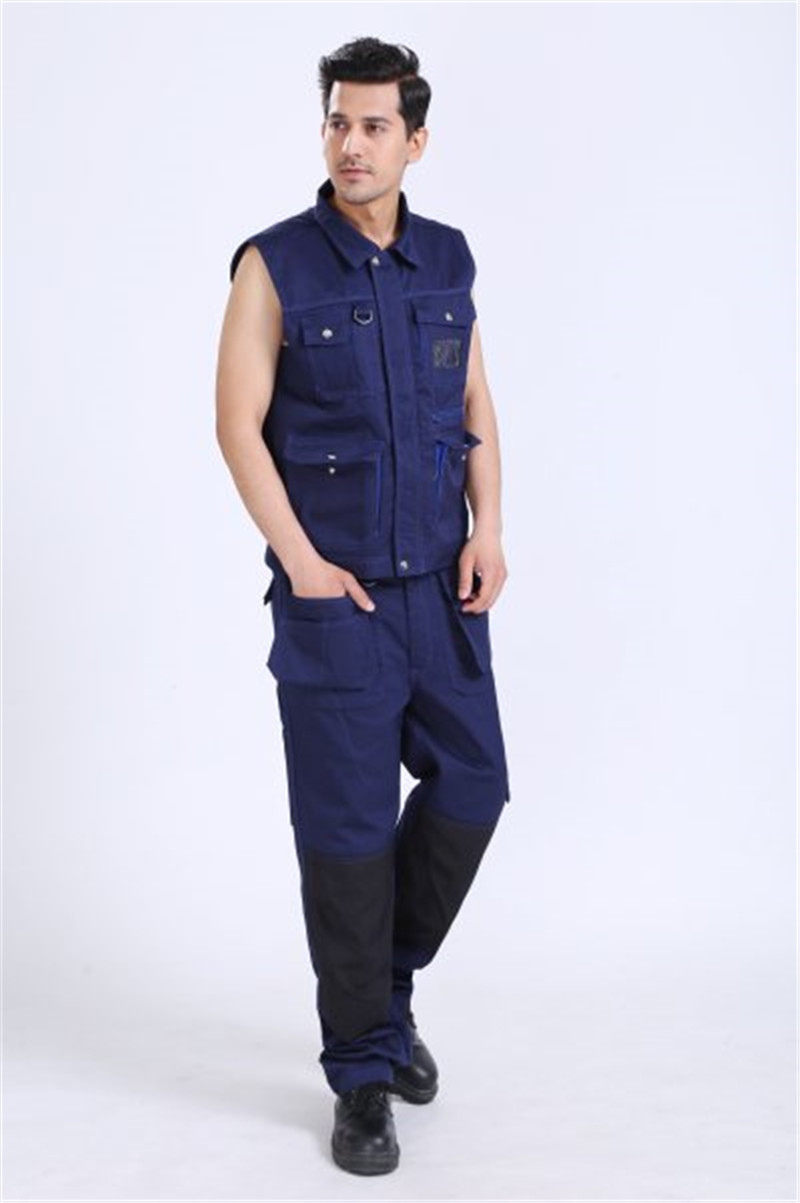 65% Polyester Summer Work Vest , 300g Multi Pocket Work Vest
