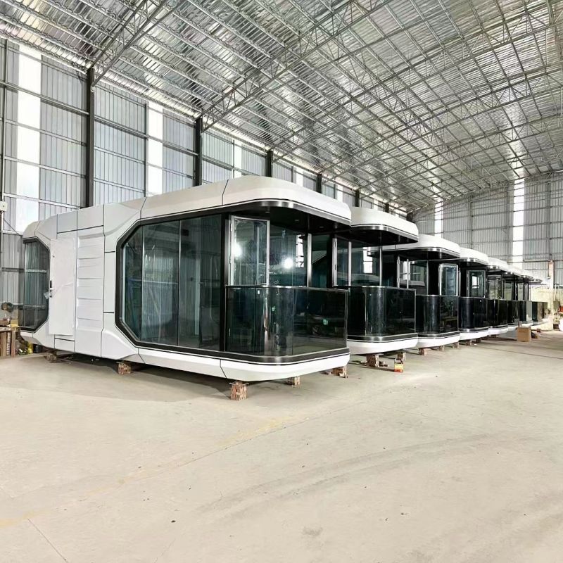 2 Bedroom Prefabricated Modular Houses Hotei Space-Saving Capsule Hotel Accommodation