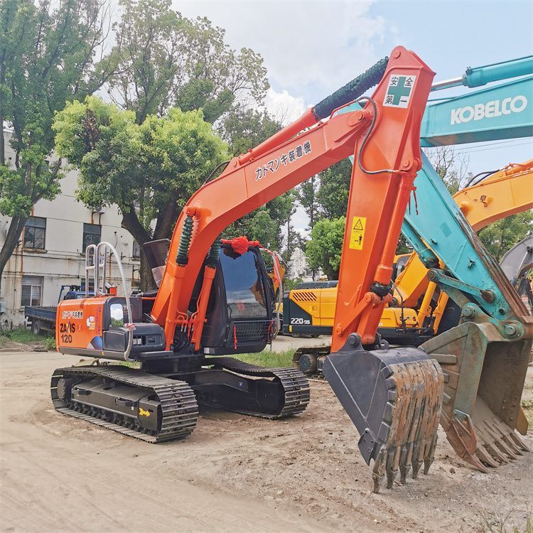 Original Japan Hitachi ZX120 12 Ton Crawler Excavator with Good Condition in Shanghai