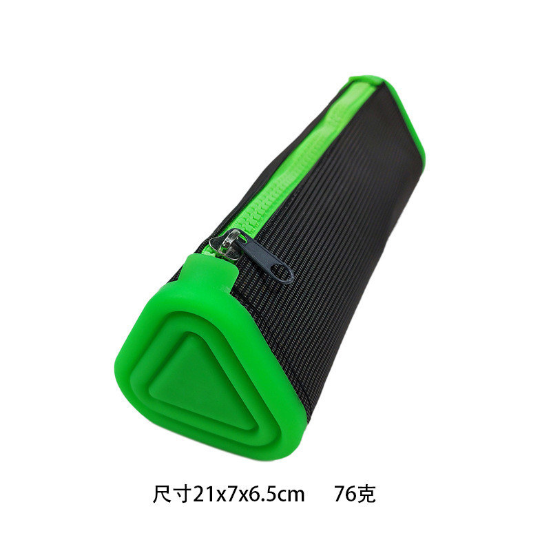 BPA FREE Silicone Pencil Case Large Capacity Office School Stationery Organizer Makeup Bag Pencil Pouch For Boys Girls
