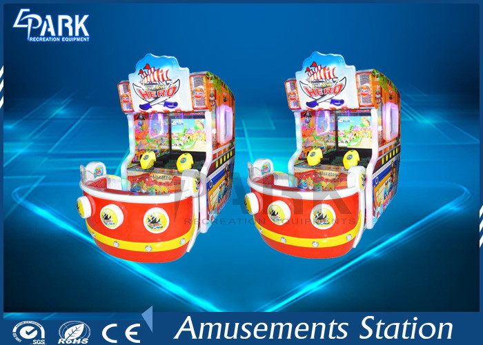 Indoor Shooting Arcade Machines Funny Island Hero With Attractive Design