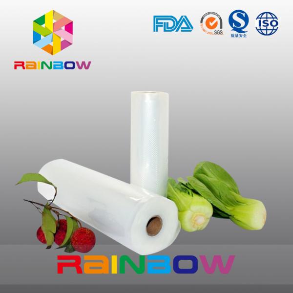 Textured Food Vacuum Saver Roll Embossed Vacuum Sealer Bag , Full Mesh Vacuum