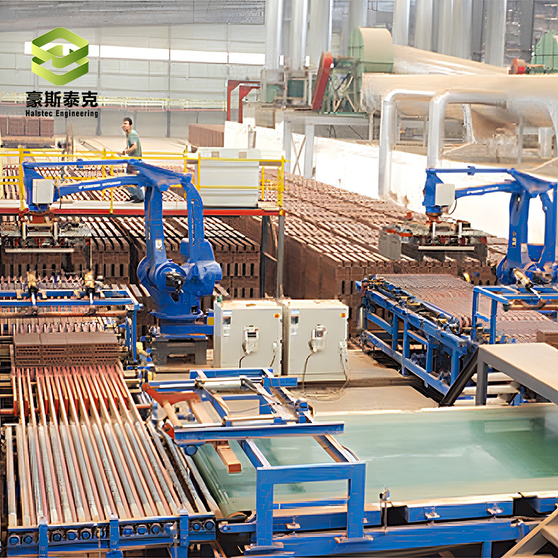 Fully Automatic Clay Brick Extruder Clay Soil Interlocking Brick Making Machine With Stacker