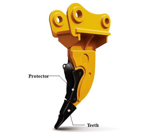 Customizable ISO-Certified Teeth Type Excavator Digger Attachment Ripper Rock Soil Ripper For Sale