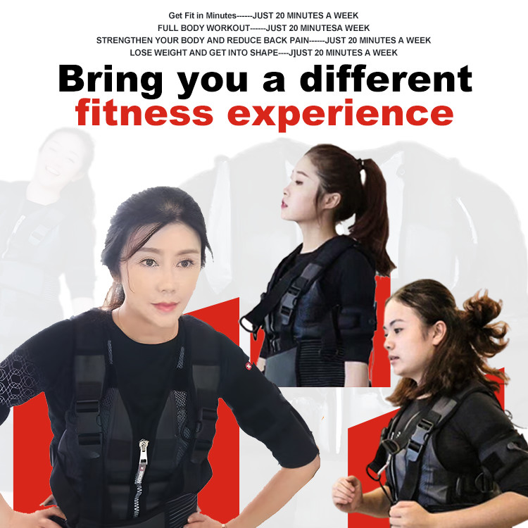 Wireless Ems Training Suit Electric Muscle Stimulator Workout Suit Smart Ems Fitness Gym Ems Training Suit