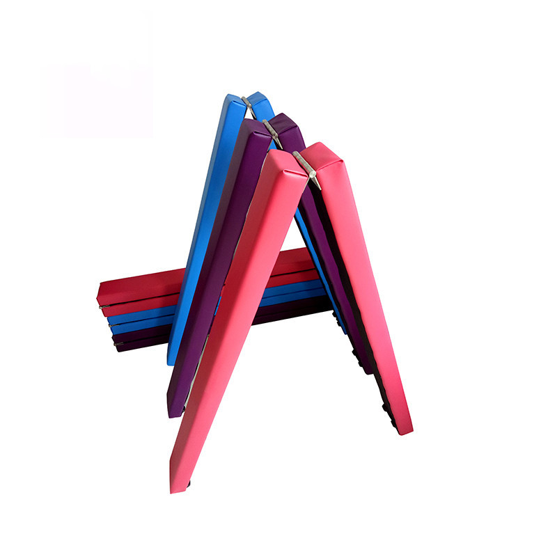 Children Wooden Folding Gymnastics Beam , Non Toxic Pink Soft Balance Beam