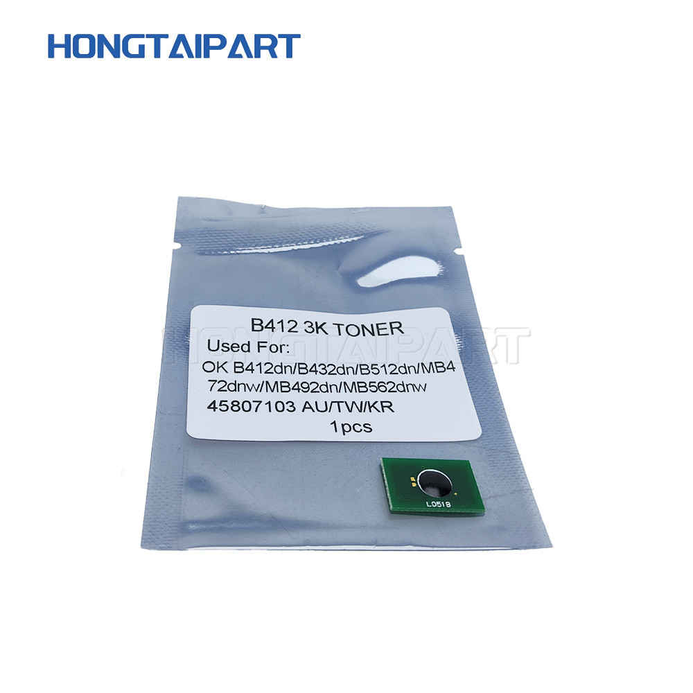 45807103 45807107 45807112 45807101 45807105 Toner Reset Chip For OKI ES4192 B412 B432 MB472 MB492 B432 MB472 MB492 B51