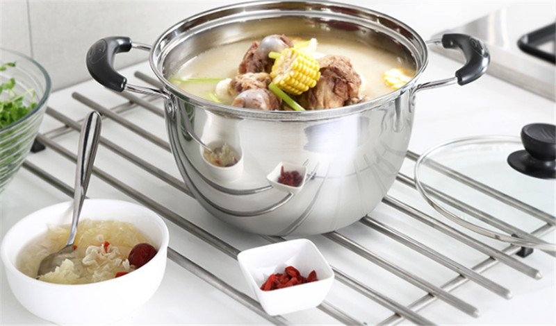 High Quality Stainless Steel Sauce Pan Milk Pot Soup & Stock Pots Set With Steamers