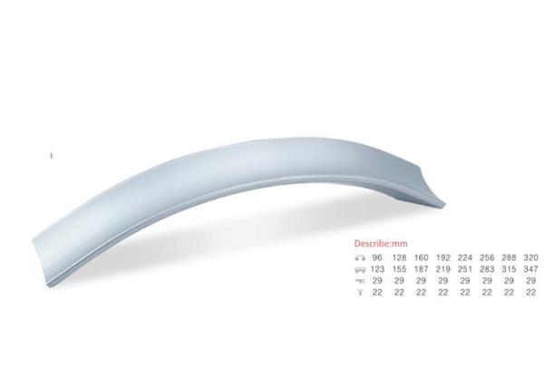 Furniture handle Hardware Decoration Cabinet Aluminium Pull Handle Knob, 96,