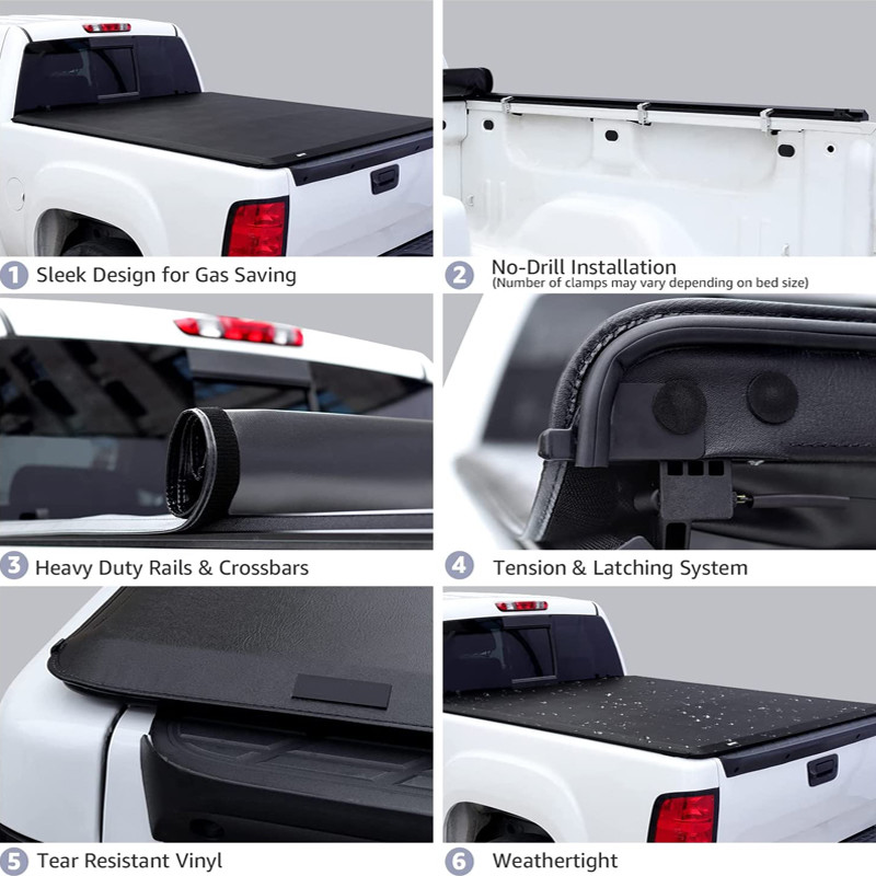 4x4 Waterproof Tonneau Cover For Hilux Vigo Revo Navara NP300 D40