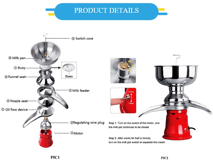 Wholesale automatic whey cream separator milk coconut oil centrifuge for gf105 liquid liqud separation