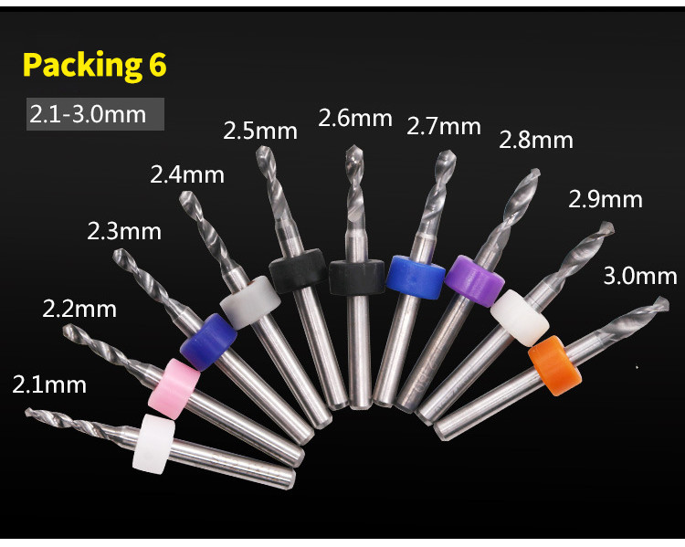 PCB FPC Tungsten Circuit Board Drill Bits 0.15mm 0.25mm 0.30mm​