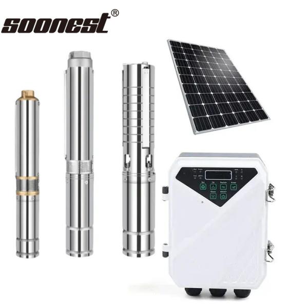 1.5Kw Solar Pump Inverter 1Hp Submersible Deep Well Pump Brushless Solar Pump