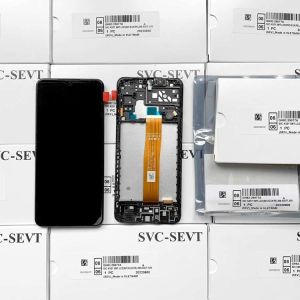 A04S LCD Lcd With Frame For a04s Original Service Pack LCDS A047 Mobile Phone