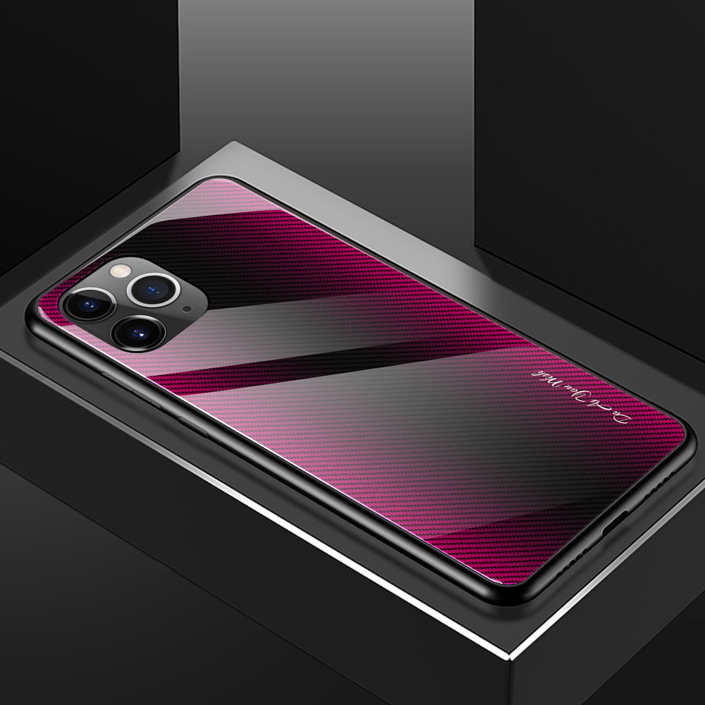 TPU+Glass with glossy suface for iphone 11, 2019 iphone 11 Pro, Max
