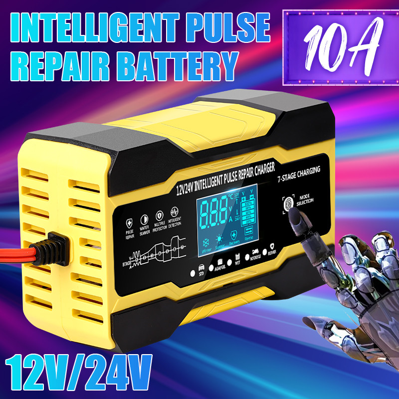 15A 7 Stage Pulse Repair Charger For Lead Acid Battery