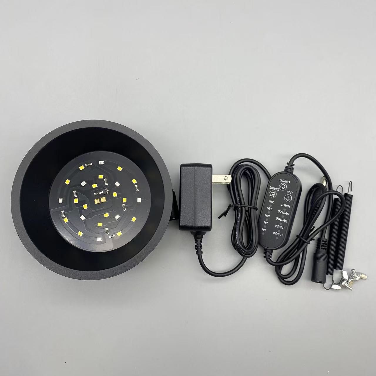 UVA UVB 5W LED Round Light For Lizards Turtles And Birds Perfect For Basking And Calcium Supplementation Demands