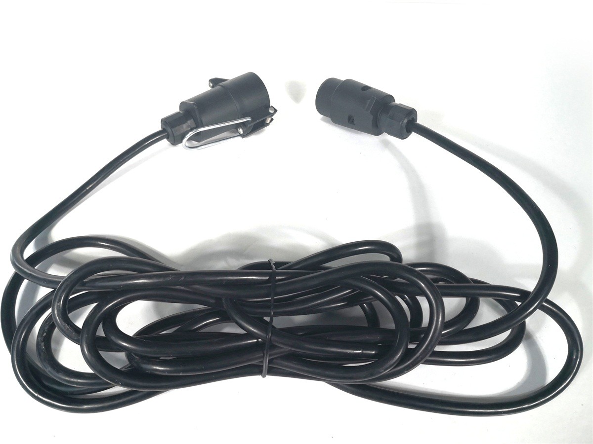European Type Trailer Cable 7 Pole Socket To 7 Pole Plug Straight System
