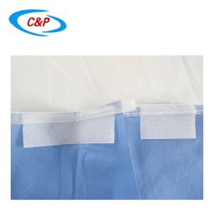 SMS Isolation Disposable Surgical Gown Level 3 With Knitted Cuff