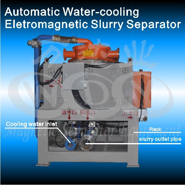 High Strength Magnetic Iron Ore Separator For 41 - 400 Mesh Feedstock Of Iron Elimination