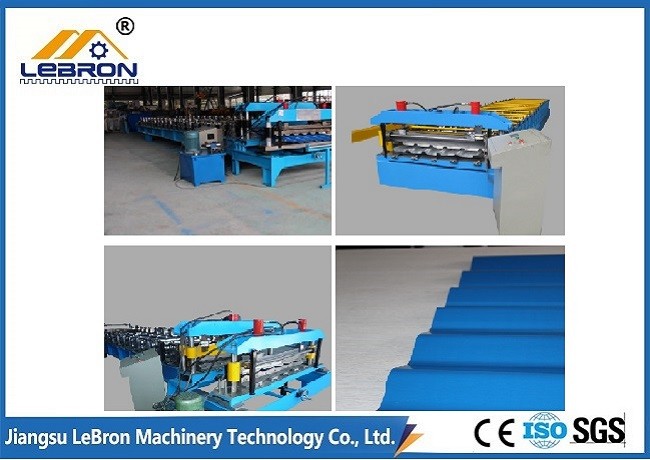 hydraulic cutting and automatic PLC corrugated roof sheet roll forming machine