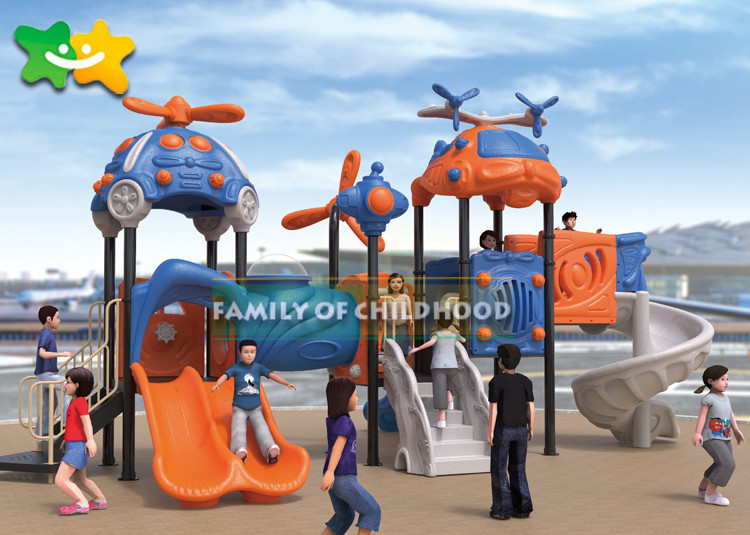 Funny Plastic Spiral Slide , Plastic Play Slides For Toddlers CAD Instruction Installation