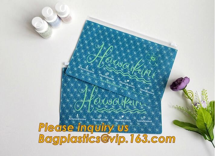 Plastic Bag OEM Custom PVC Loop Handle Image Printed Plastic Shopping Bag,Promotional Clear Waterproof Plastic Cosmetic