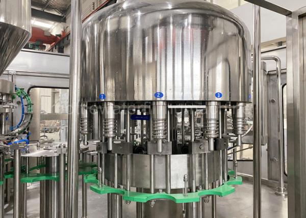 4.03KW Monoblock Juice Filling And Capping Machine , Orange Juice Production