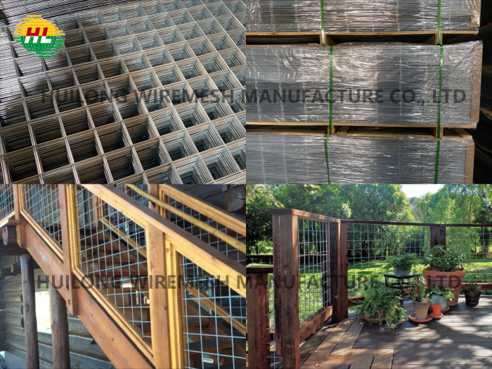 Hot Dipped 4mm Galvanized Welded Wire Mesh Panels For Diy Fence