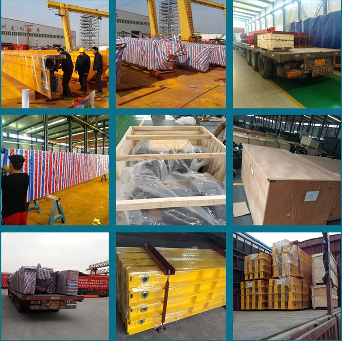 Double Speed 12 Ton Single Beam Bridge Crane A5 Working Class