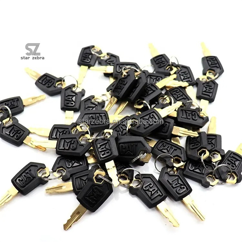 After online support CAT336 349D 329 320B 313D2 ignition start door opening key accessories Excavator Ignition Keys