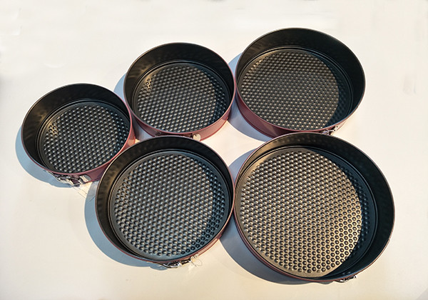 amazon hot sale bakeware round non stick carbon steel springform pan for cake baking