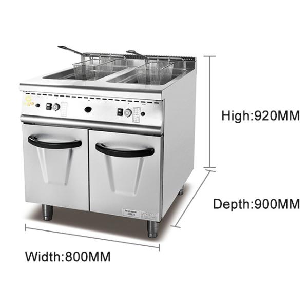 Stainless Steel Fast Food Kitchen Equipment 800×900×850 70 for Professional