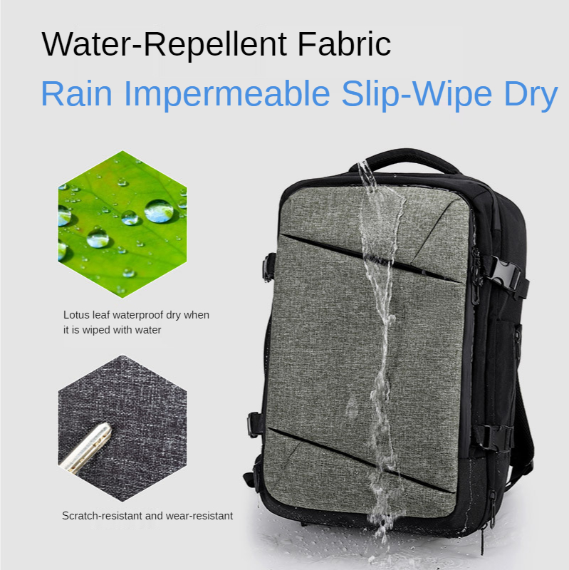 ISO9001 Multi Functional Backpack 39L Expandable Waterproof Travel Bag