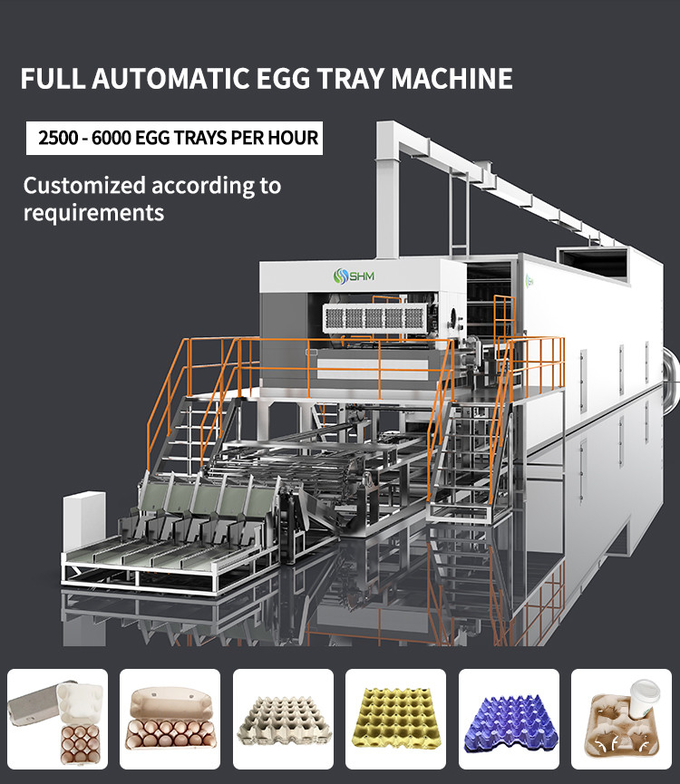 Biodegradable Plant Pot Making Machine Bagasse Pulp Moulded Machinery