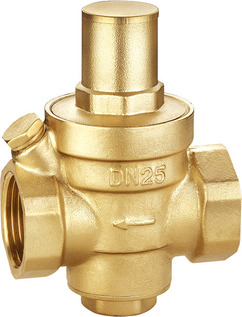 3112 Piston Type Pressure Reducing Brass Valve with Meter Outlet & Anti-dust Cap & Built-in Filter Sizes from 1/2" to 2"