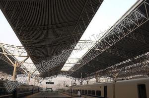 China Railway Station Prefabricated Steel Structures , Steel Frame Buildings on sale