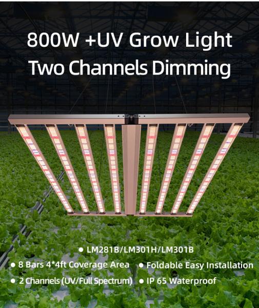 Solar LED Grow Lights UV 900w LED Grow Light Full Spectrum Essential Lighting