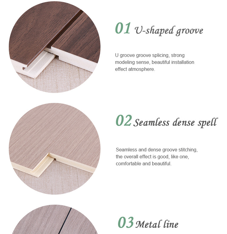 Hot Sale Fire And Moisture Resistant WPC Slotted Panel Wood Veneer Wall Panels