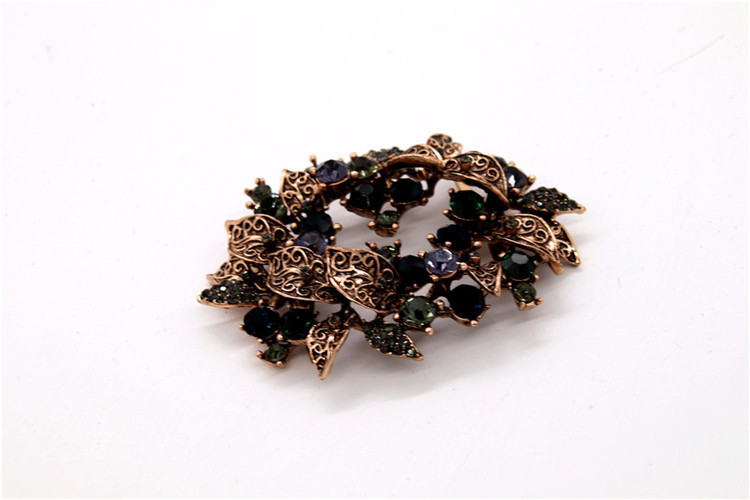 Round Shape Rhinestone Shoe Clips Elegant Beautiful Appearance SGS Certificate