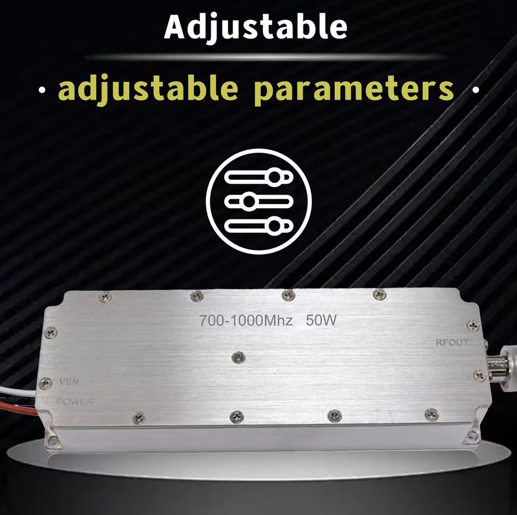 Anti-Fpv Module 720- 1020MHz 700-10oomhz 50W Digital Modulation Power Amplifier Lora Module