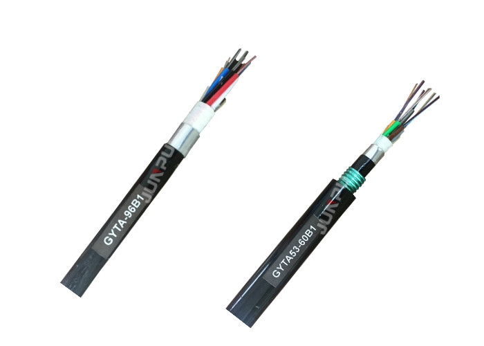 Gyta53 Underground 12 Core Outdoor Fiber Optic Cable Single Mode In 2km Roll