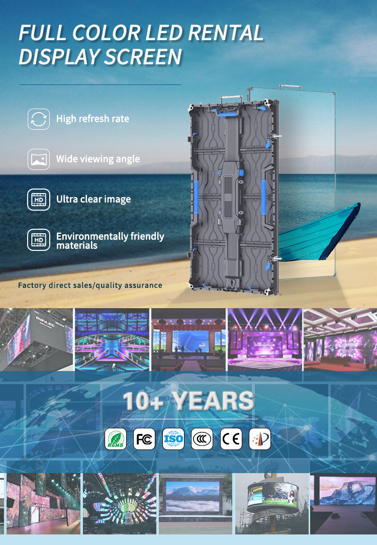 Education P2.6 P2.9 P3.91 P4.81 Led Screen Digital Display Led Rental Screen with High Definition and Superior from YUYI