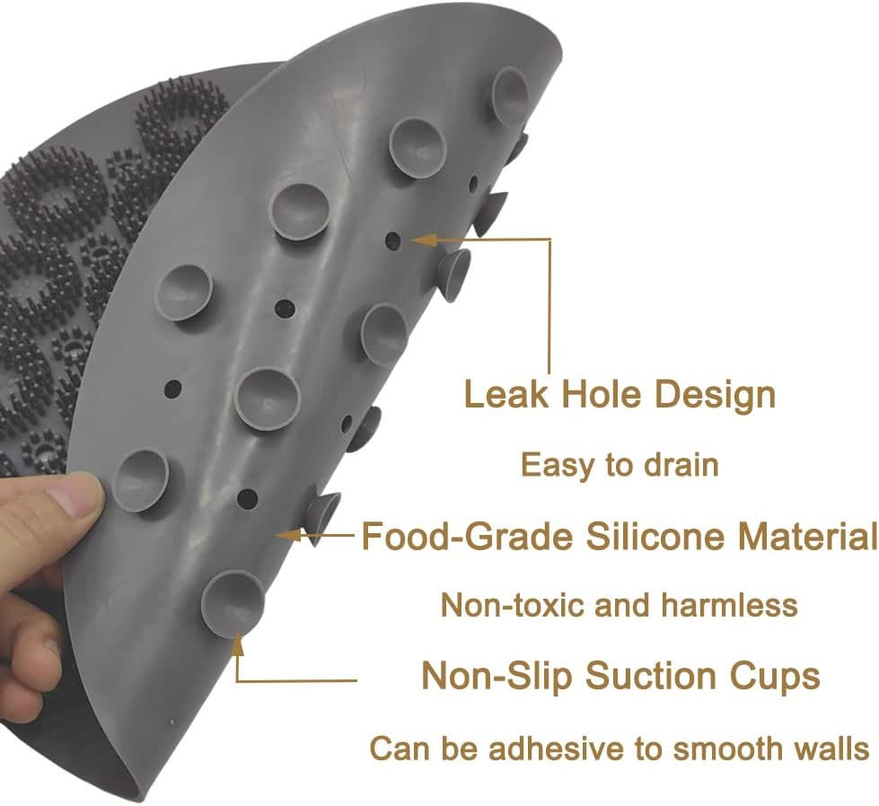Silicone Scrubber Bath Massage Pad Nontoxic Washable For Body