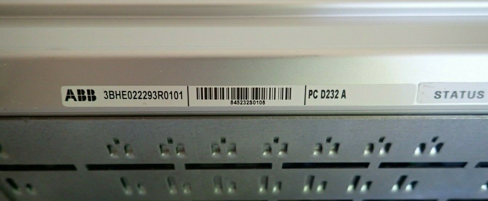 3BHE022293R0101 PC D232 Communications I/O Module,new original, -10 to +10 VDC high level voltage.